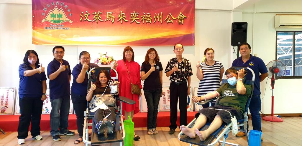 Blood donation Organized by our youth section ( 榕青团团委）